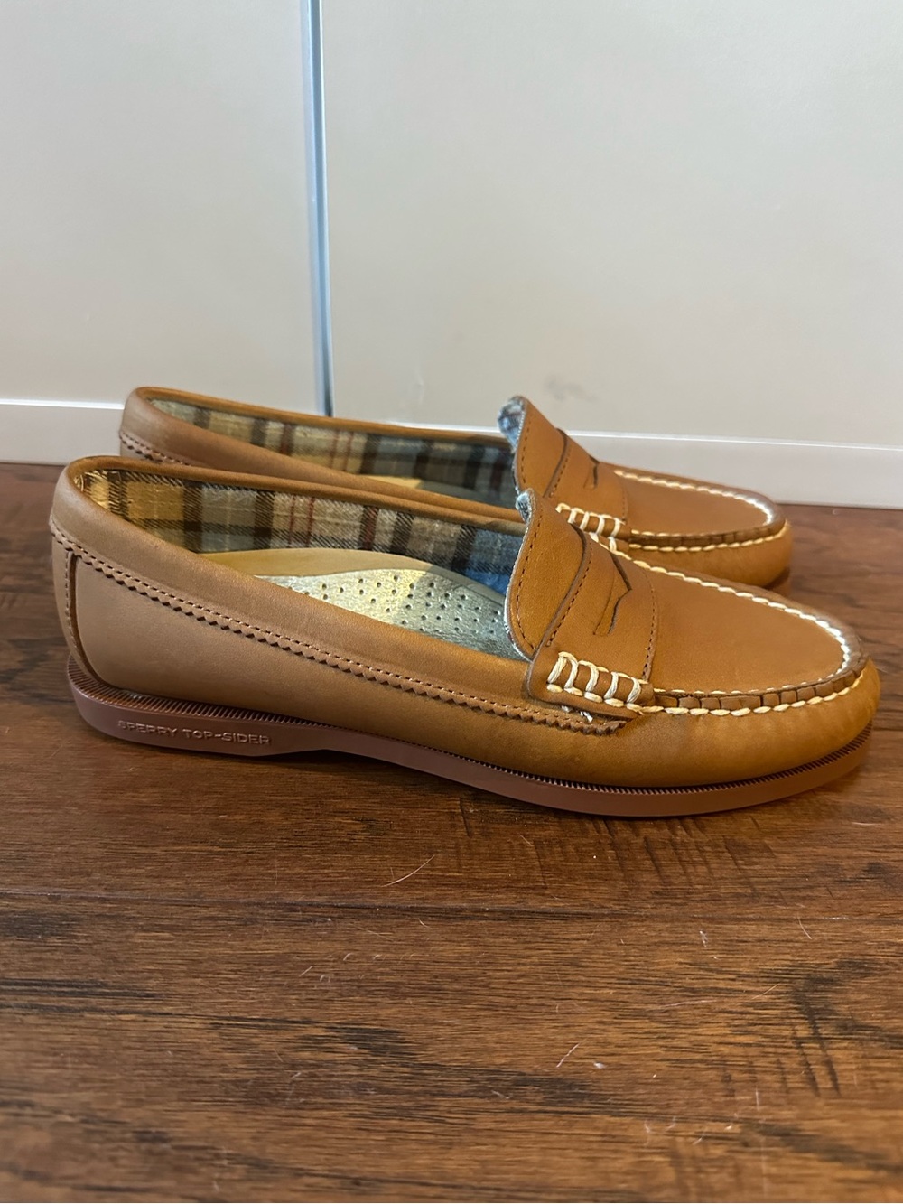 NEW! Sperry Authentic Original Leather Loafer - Tan - Size 7.5